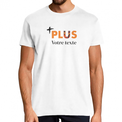 T-SHIRT BLANC PLUS à compléter