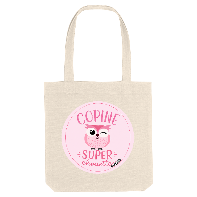 TOTE BAG KLASSS "COPINE SUPER CHOUETTE PINK"