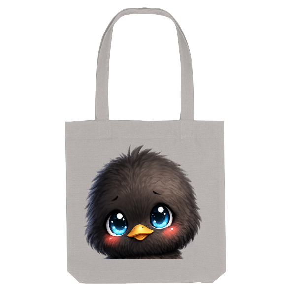 Tote bag poussin kawaii tête – sac cabas Pâques avec poussin mignon