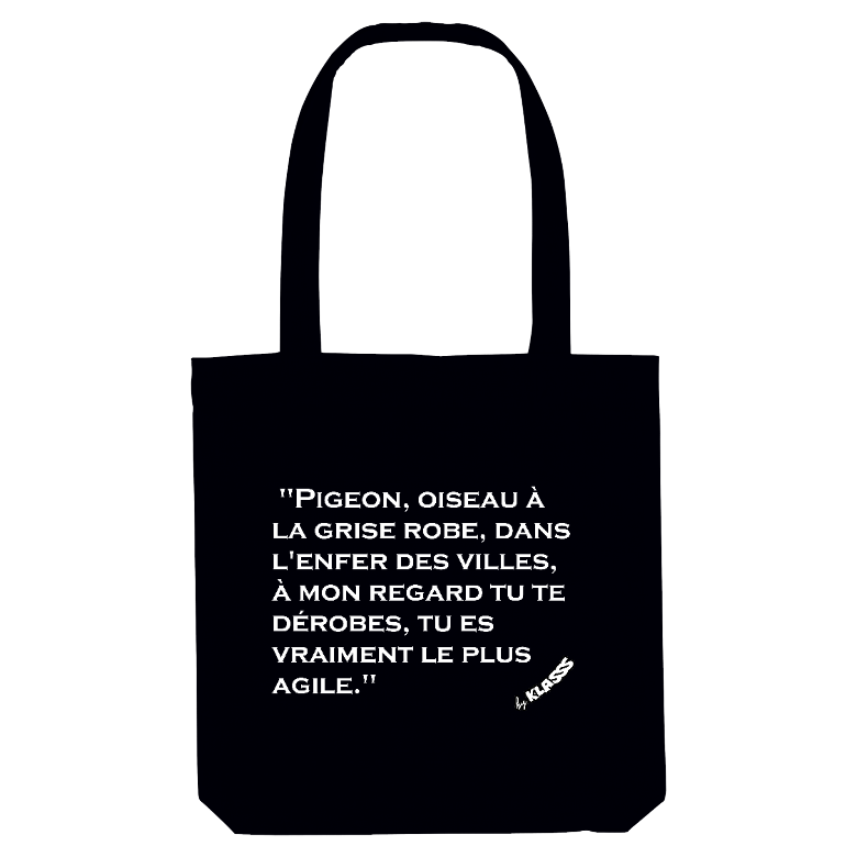 TOTE BAG KLASSS "PIGEON" scène culte cinéma