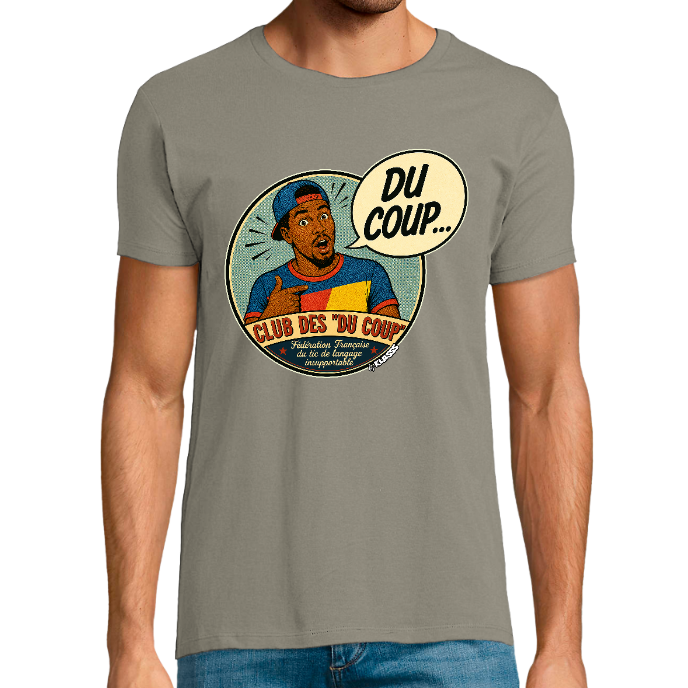 T-shirt Homme REGENT FIT KLASSS VINTAGE "DU COUP" col rond 