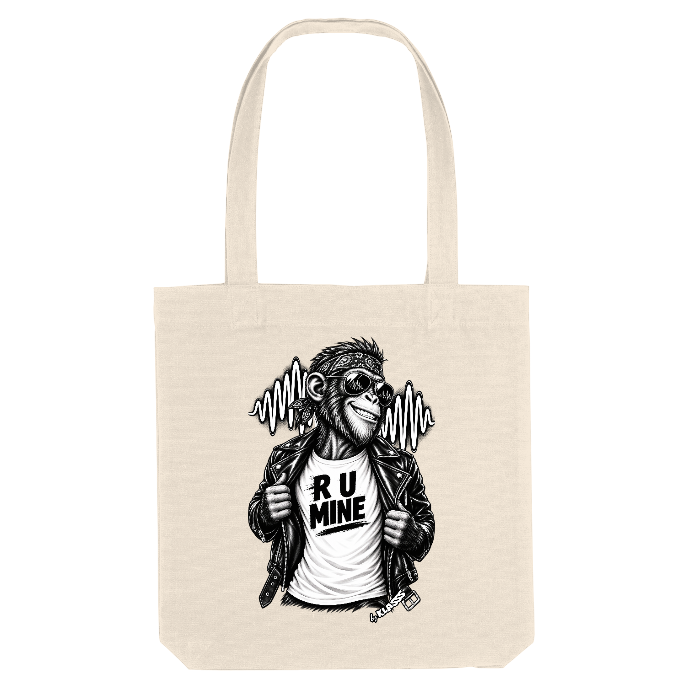 TOTE BAG KLASSS "R U MINE MONKEYS" Style Rock