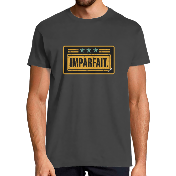 T-shirt Homme "IMPARFAIT" KLASSS col rond 190 gr