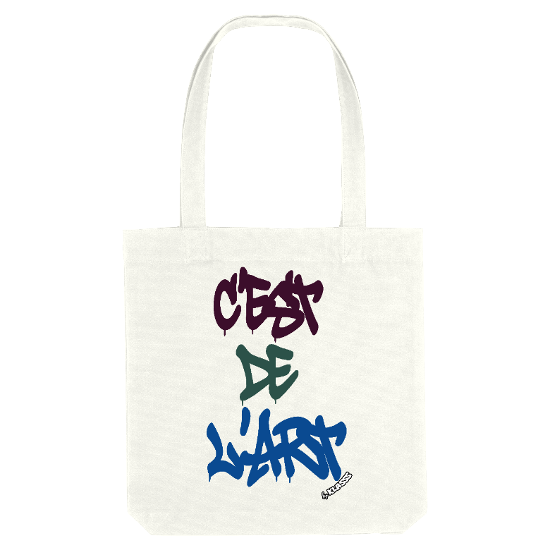 TOTE BAG KLASSS Collection "C'EST DE L'ART", Style Street Art
