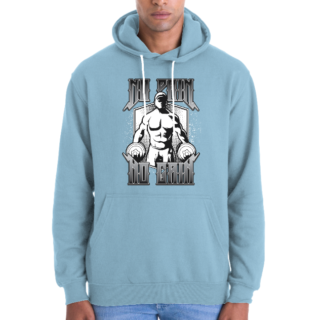 SWEATSHIRT NO PAIN NO GAIN UNISEXE – Sweat musculation motivation