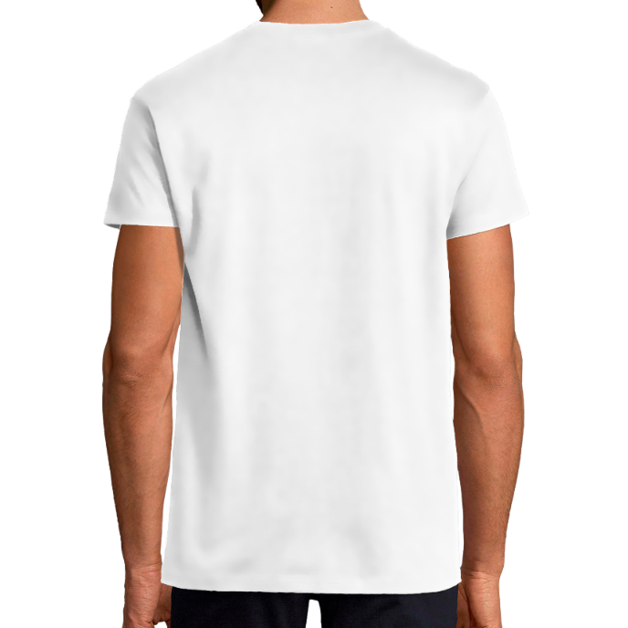 T-SHIRT HOMME VINTAGE "MOTO RIDER", col rond 190 gr