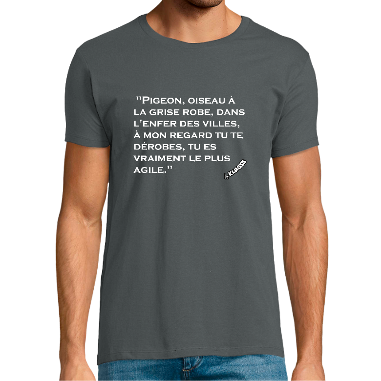 T-shirt Homme REGENT FIT KLASSS Cinéma "C'est arrivé près de chez vous " col rond 