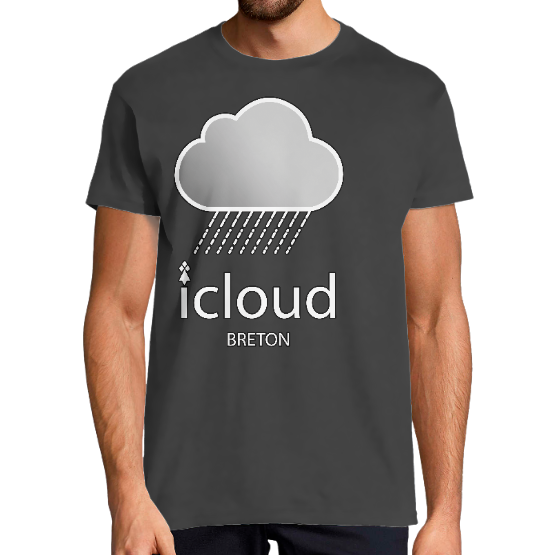 T-shirt GEEK Icloud Breton