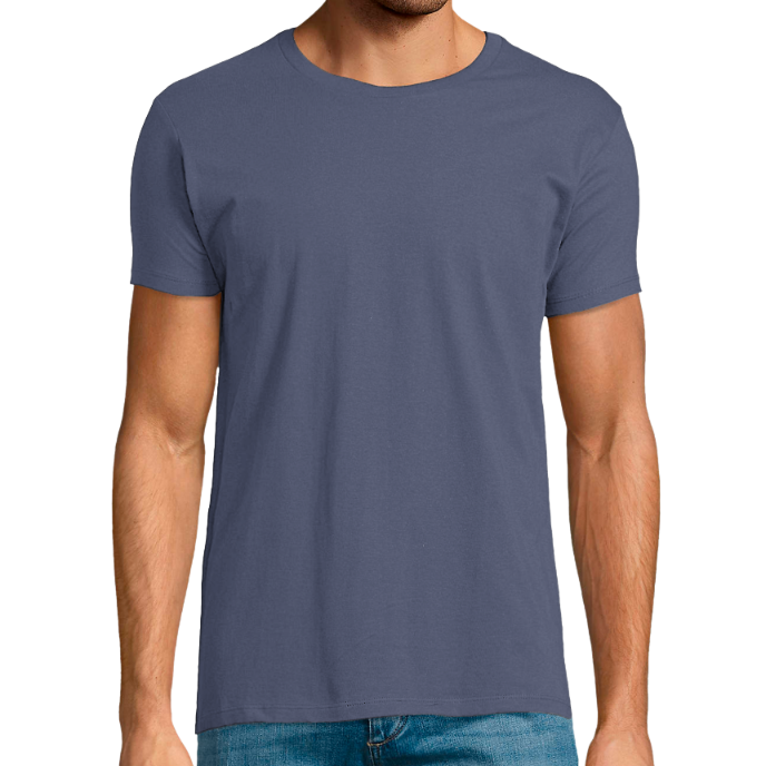 T-SHIRT FIT HOMME KLASSS VINTAGE AUTOMOBILE "ALL YOU NEED IS LOVE", Style Original, Col rond