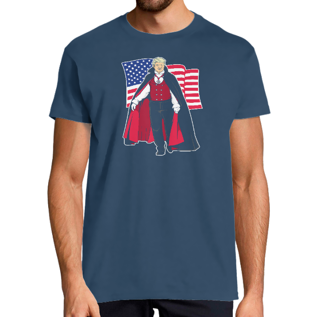 T-SHIRT TRUMP AND DRACULA HOMME coupe classique, 100 % coton