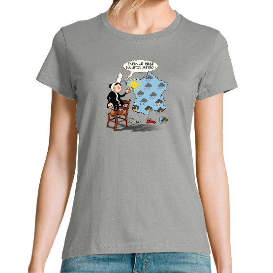  T-shirt Météo bretonne – Humour et esprit de Bretagne