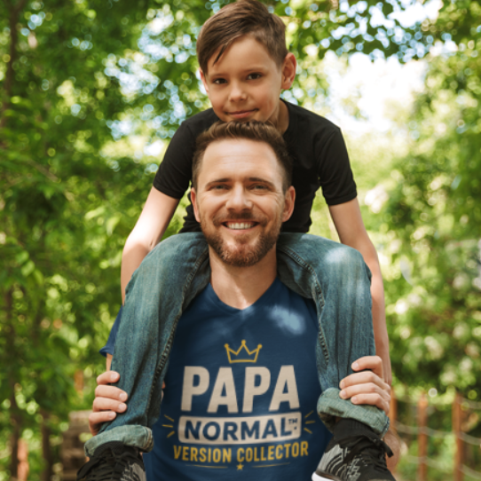 T-shirt Papa Normal Version Collector – Cadeau Original Fête des Pères