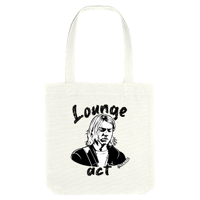TOTE BAG KLASSS MUSIQUE "COBAIN LOUNGE ACT", Style Grunge
