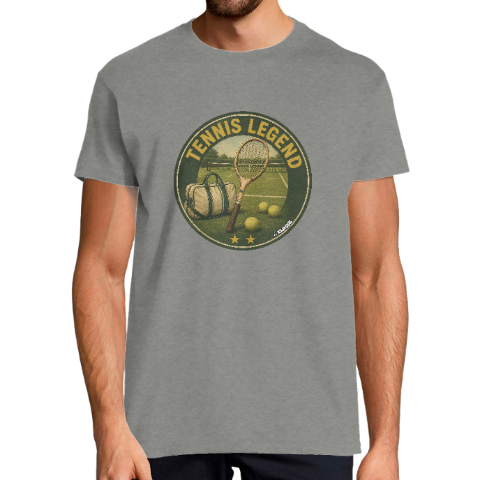 T-SHIRT HOMME Vintage "Tennis Legend" KLASSS