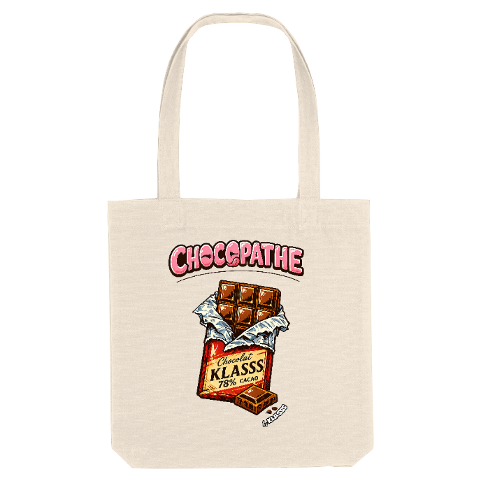 TOTE BAG KLASSS "CHOCOPATHE" Vintage, pour les fans de Chocolat