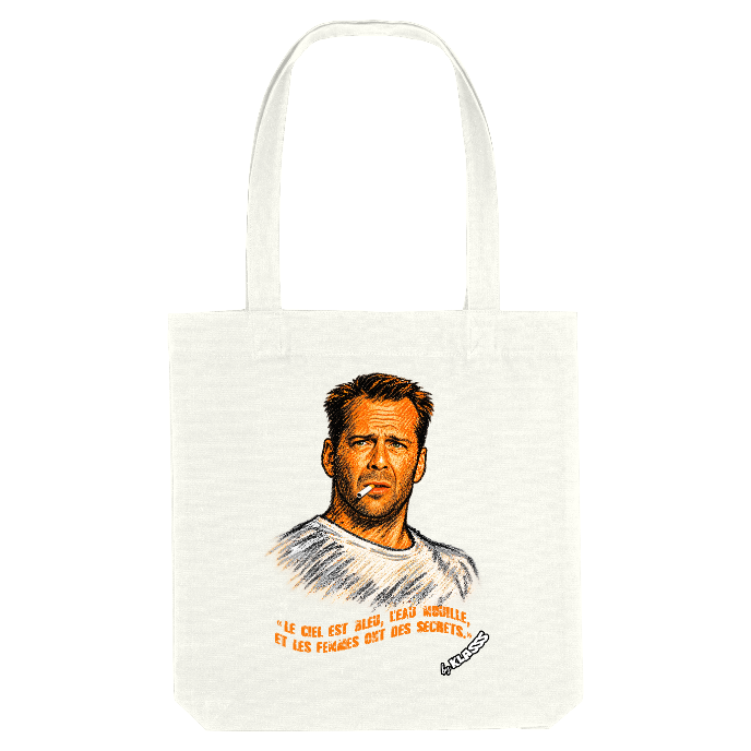TOTE BAG KLASSS "DERNIER SAMARITAIN", style Cartoon Chic