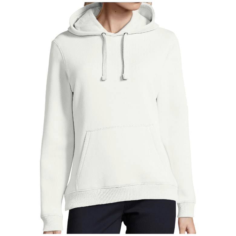 Sweatshirt femme capuche KLASSS "J'AIME J'ADORE", 280 g/m²