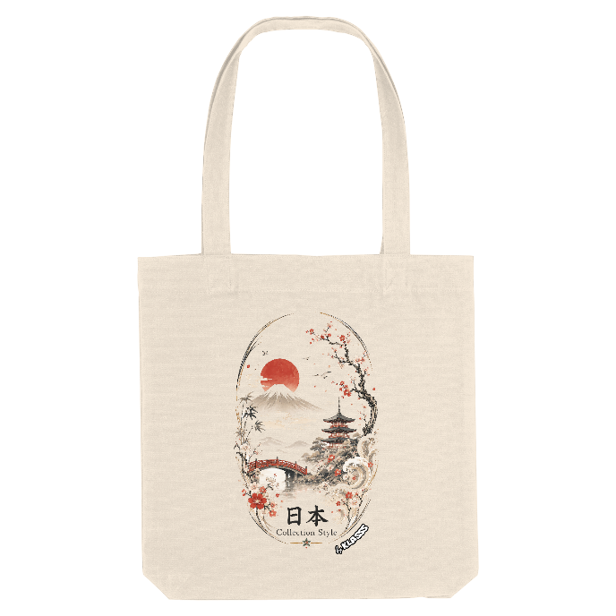 TOTE BAG KLASSS Collection "JAPAN FUJI ART"