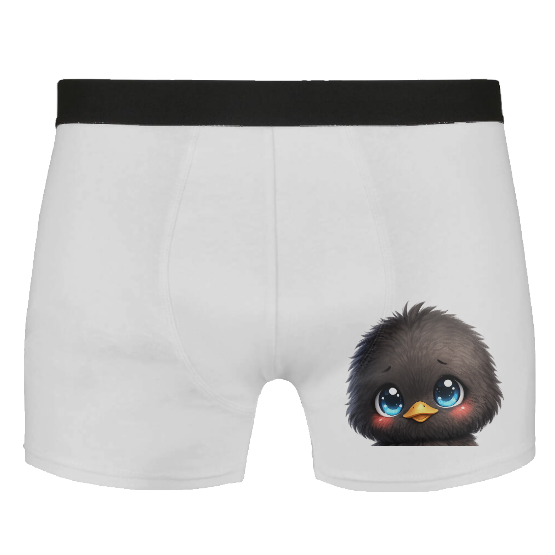 Boxer homme tete poussin kawaii – boxer humour Pâques