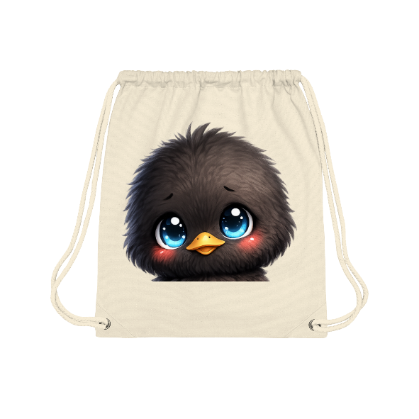 Sac à dos cordon Joyeuses Pâques poussin kawaii – sac gym Pâques mignon
