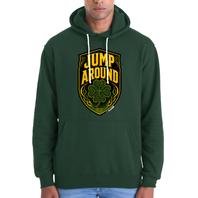 SWEAT A CAPUCHE VINTAGE "JUMP AROUND" HIP-HOP Music production certifiée WRAP