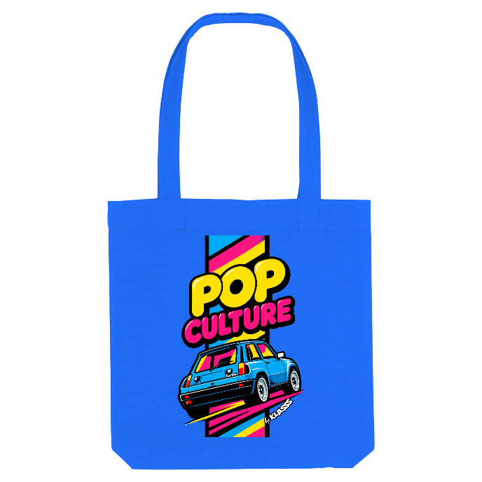TOTE BAG KLASSS VINTAGE AUTOMOBILE "R5 POP CULTURE"