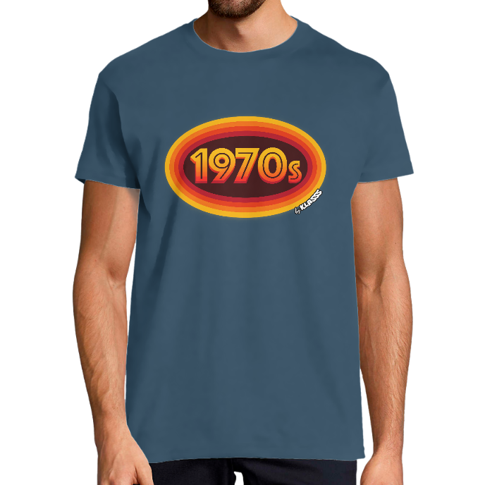 T-shirt Homme KLASSS "VINTAGE 1970S" col rond 150 gr