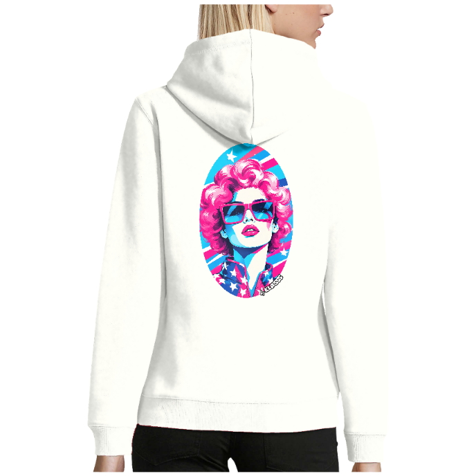 SWEAT A CAPUCHE FEMME KLASSS "VINTAGE MODEL TWO", Style chic