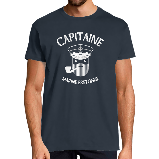 Tshirt MARINE BRETONNE-qui aime la Bretagne