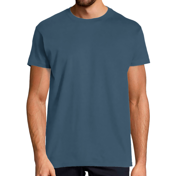 T-SHIRT HOMME KLASSS Humour "C'est au pied du mur, qu'on voit le maçon", Style Original