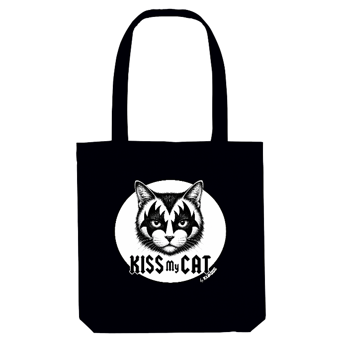 TOTE BAG KLASSS ROCK "KISS MY CAT"