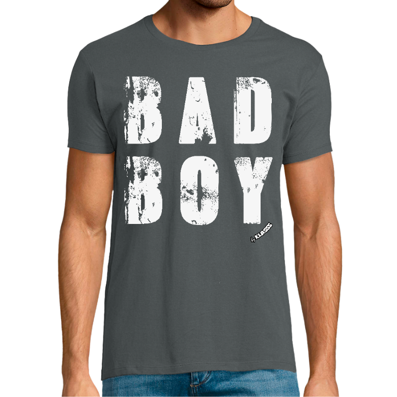 T-shirt Homme REGENT FIT KLASSS "BAD BOY" col rond 150 gr haute qualité