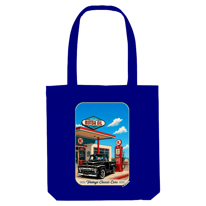 TOTE BAG KLASSS VINTAGE "STATION CLASSIC CAR"