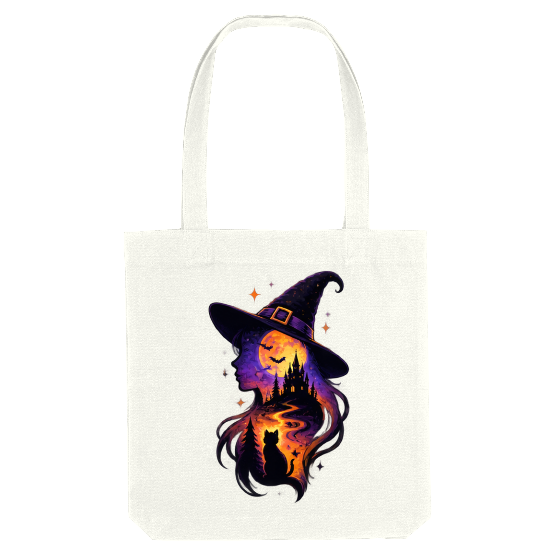 Tote bag Halloween Witchy Cat – Chat noir sorcière