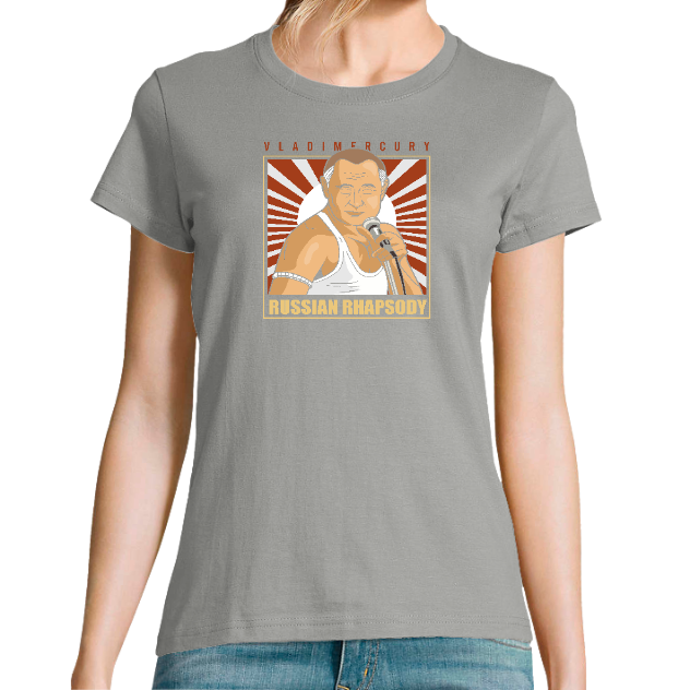 T-SHIRT RUSSIAN RHAPSODY FEMME– Tee-shirt humour musique pop culture