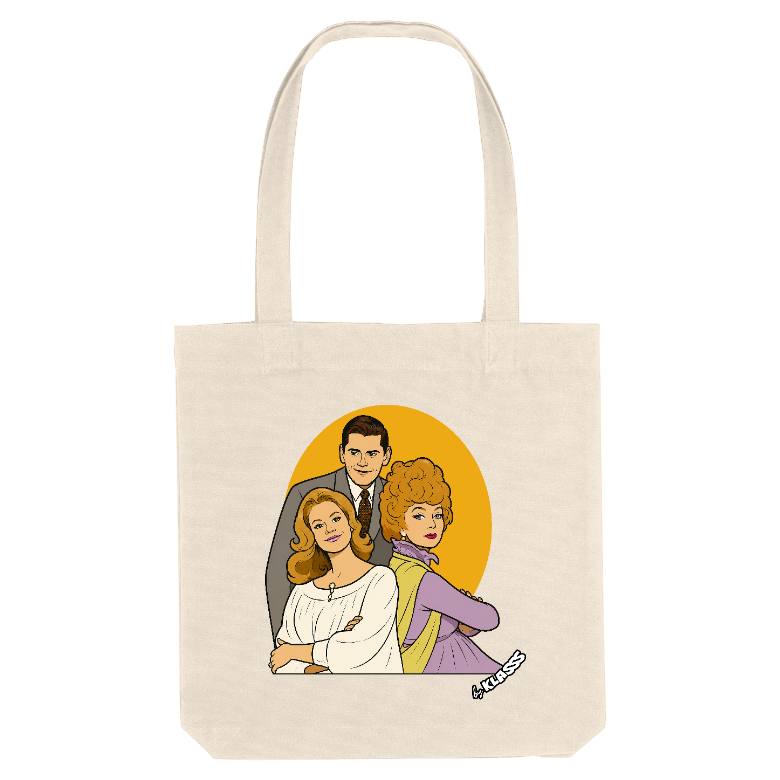 TOTE BAG KLASSS VINTAGE "ICONIQUE Sorcière Bien aimée", série TV