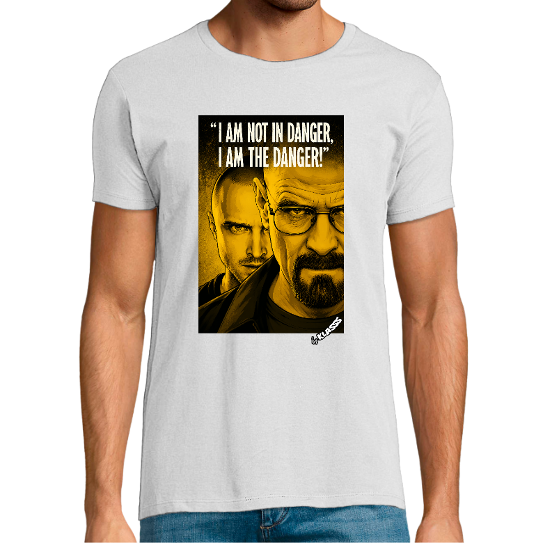 T-shirt Homme REGENT FIT KLASSS "BREAKING BAD Collection" Série TV, col rond 150 gr