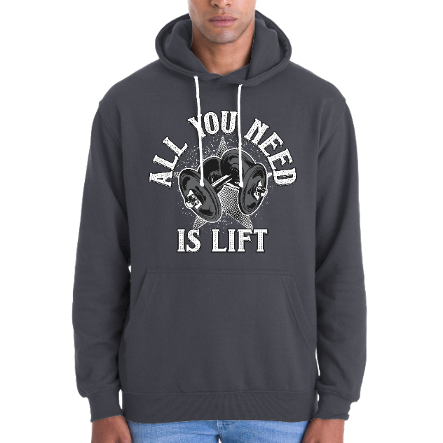SWEATSHIRT ALL YOU NEED IS LIFT UNISEXE – Sweat musculation humour