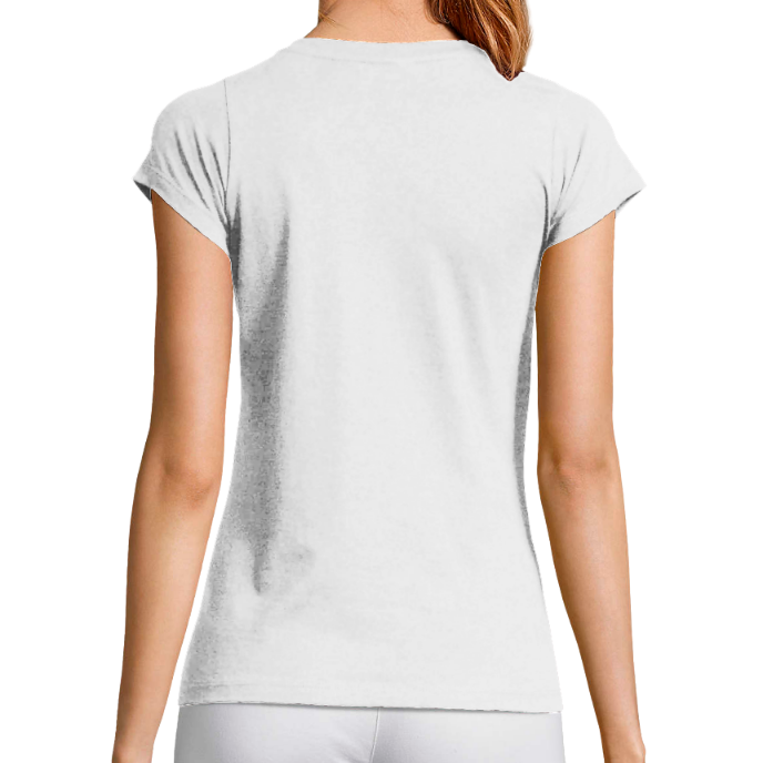 T-SHIRT Blanc FEMME TATA en Vacances" KLASSS, ultra chic