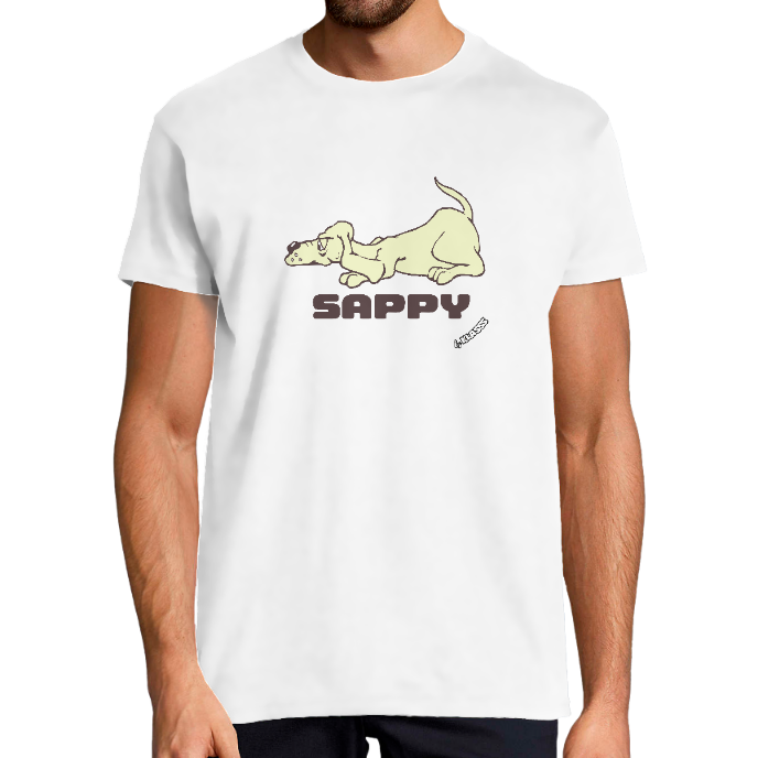 T-shirt Homme col rond KLASSS "SAPPY" dog