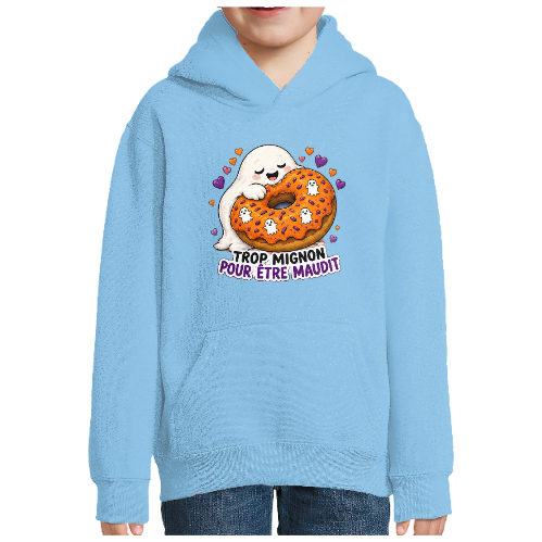 Sweat Halloween « Trop Mignon pour Être Maudit »