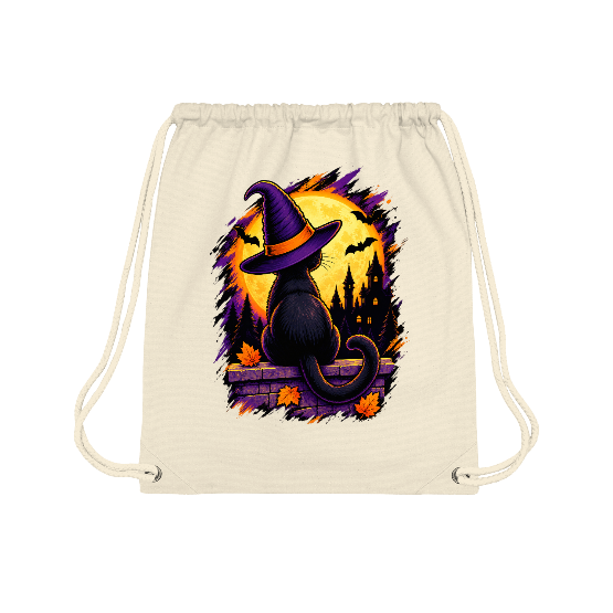 Sac à dos Halloween Witch Cat Moon – Chat noir sorcière