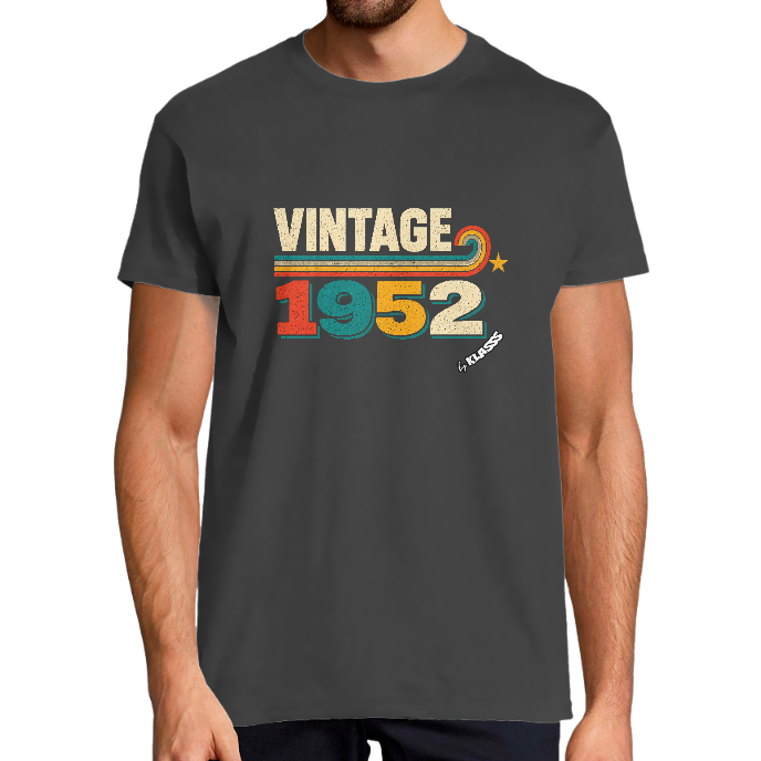 T-shirt Homme KLASSS "VINTAGE Collection 1952 " col rond 150 gr 