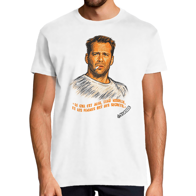 T-shirt Homme REGENT KLASSS "DERNIER SAMARITAIN" col rond 150 gr