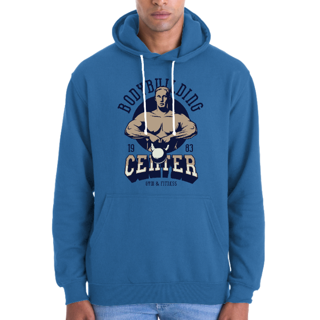 SWEATSHIRT BODYBUILDING CENTER UNISEXE– Sweat musculation fitness