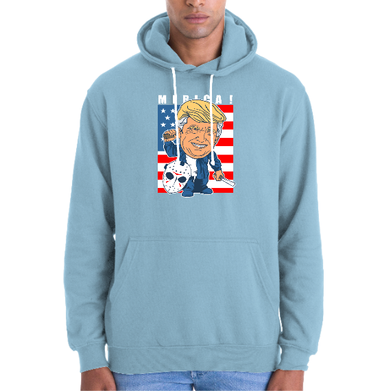  Sweatshirt unisexe “Jason Trump” – Sweat humour parodie pop culture horreur