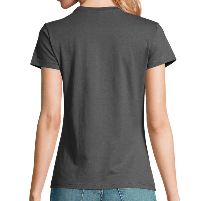 T-SHIRT FEMME COL Rond KLASSS "VINTAGE ANTISOCIAL MUSIQUE" - Coupe confortable, design Original