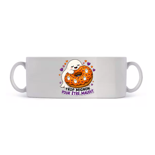 Mug Halloween « Trop Mignon pour Être Maudit »