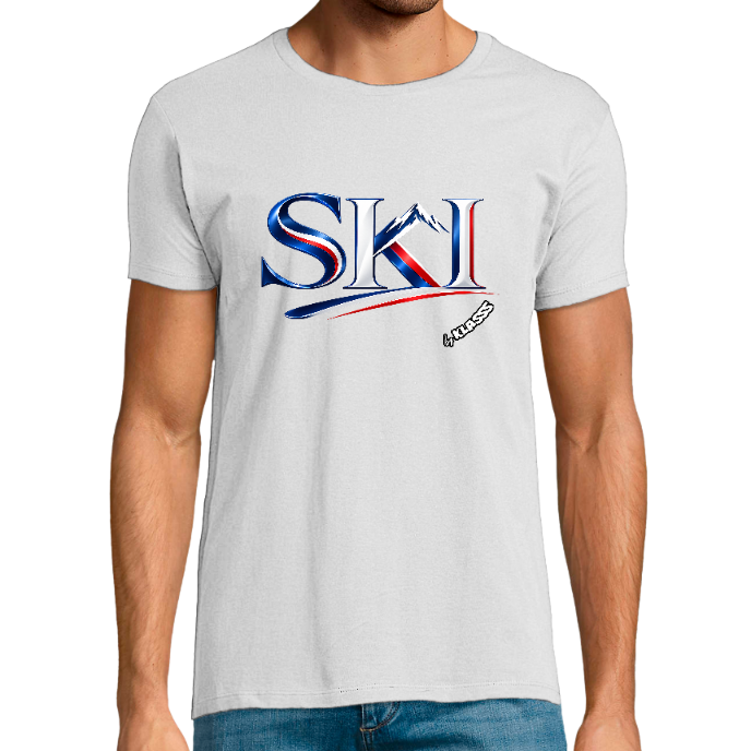 T-shirt Homme REGENT FIT KLASSS "SKI Collection FR" col rond 