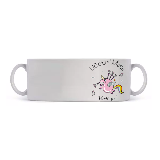 MUG LICORNE MUSE BRETAGNE  Cadeau original breton
